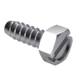 NF E 25-664 F - Hexagon slotted head tapping screws - Symbol H S - Form F