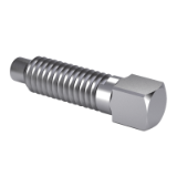 PN-M-82307:1987 F - Square head set screws with dog point