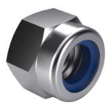 UNI 7473 - Prevailing torque type hexagon nuts with non-metalic insert, high type