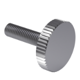 UNI 6048 A - Knurled thumb screws, tin style, type A
