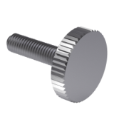 UNI 6048 B - Knurled thumb screws, tin style, type B