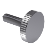 UNI 6048 C - Knurled thumb screws, tin style, type C