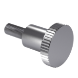 UNI 6049 - Knurled thumb screws, tin style
