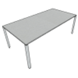 rectangular desk - meeting tables fixed