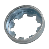 BN 1080 - Zahntellerringe für Dubo® Sicherungen (Dubo®), Stahl, verzinkt-blau