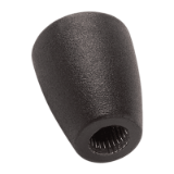 BN 3016 - Cylindrical Knobs self-locking (FASTEKS® FAL), reinforced polyamide, black