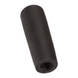 BN 3020 - Cylindrical handles with internal plastic thread (FASTEKS® FAL), reinforced polyamide, black