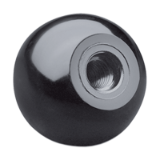 BN 20530, BN 20531 Plain spherical knobs with tapped blind hole