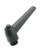 BN 14193 Adjustable handles with retaining pin, brass boss and tapped blind hole