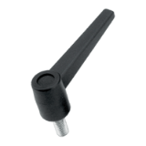 BN 3049 Clamping levers with threaded stud