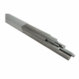 Stahlschlüssel Bars h9 - DIN 6880 Stahl
