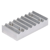 KLPL-AT-PR-AL - Plaques de serrage pour courroies dentées, profil AT, matériau aluminium