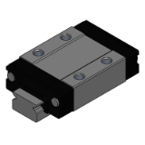 ES-SSEB, ES-SSEB-MX, ES-SSE2B, ES-SSE2B-MX, ES-RSEB, ES-RSE2B - ES Miniature Linear Guides - Standard Blocks Light Preload (RoHS Compliant) High Grade - Fixed Type