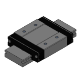 ES-SSEBD, ES-SSE2BD, ES-SSEBWD, ES-SSE2BWD - ES Miniature Linear Guides - Dust Resistant - Standard Blocks (Light Preload) (RoHS Compliant) - Fixed Type