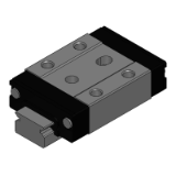 ES-SSEBNLV,ES-SSEBNLV-MX,ES-SSE2BNLV,ES-SSE2BNLV-MX - ES Miniature Linear Guides - Standard Blocks with Dowel Holes Light Preload (RoHS Compliant) Precision Grade - L Configurable Type