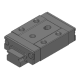 ES-SSEBNLZ,ES-SSEBNLZ-MX,ES-SSE2BNLZ,ES-SSE2BNLZ-MX - ES Miniature Linear Guides - Standard Blocks with Dowel Holes Slight Clearance (RoHS Compliant) Normal Grade - L Configurable Type