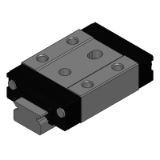 ES-SSEBNV,ES-SSEBNV-MX,ES-SSE2BNV,ES-SSE2BNV-MX - ES Miniature Linear Guides - Standard Blocks with Dowel Holes Light Preload (RoHS Compliant) Precision Grade - Selectable Type