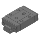 ES-SSEBNZ,ES-SSEBNZ-MX,ES-SSE2BNZ,ES-SSE2BNZ-MX - ES Miniature Linear Guides - Standard Blocks with Dowel Holes Slight Clearance (RoHS Compliant) Normal Grade - L Selectable Type