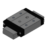 ES-SSEBWN, ES-SSE2BWN, ES-RSEBWN, ES-RSE2BWN - ES Miniature Linear Guides - Wide Rails - Standard Blocks with Dowel Holes (Light Preload) (RoHS Compliant) Light Preload - Fixed Type