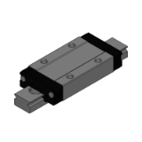 ES-SSELBLZ,ES-SSELBLZ-MX,ES-SSEL2BLZ,ES-SSEL2BLZ-MX - ES Miniature Linear Guides - Long Blocks (Light Preload) (RoHS Compliant) Slight Clearance Normal Grade - L Configurable Type