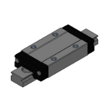 ES-SSELBT, ES-SSEL2BT - ES Miniature Linear Guides - Heat Resistant - Long Blocks (Light Preload) (RoHS Compliant) - Fixed Type