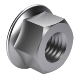 EN 1664 - Hexagon nuts with clamp part and flange