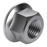 EN 1667 - Prevailing torque type all hexagon nuts with flange, with metric fine pitch thread