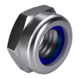 ISO 10511 - Prevailing torque type hexagon, thin nuts, (with non-metallic insert)