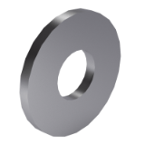 ISO 10673 N - Rondelles plates pour vis à rondelle incorporée, forme N