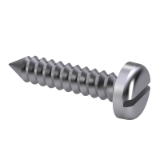 ISO 1481 C - Slotted pan head tapping screws, form C