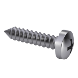 ISO 7049 C-H - Cross recessed pan head tapping screws, form c-H