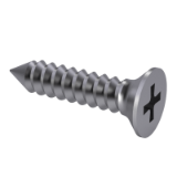 ISO 7050 C-H - Cross recessed countersunk flat head tapping screws, form C-H