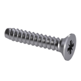 ISO 7050 F-Z - Cross recessed countersunk flat head tapping screws, form F-Z