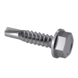 ISO 15480 - Hexagon washer head drilling screws with tapping screw thread