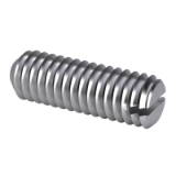 EN 24766 - Slotted set screws with flat point
