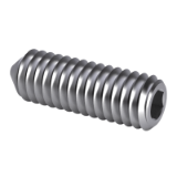 ISO 4027 - Hexagon socket set screws with cone point