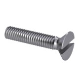 ISO 2009 - Slotted countersunk flat head screws, product grade A