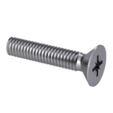 ISO 7046-2 Z2 - Countersunk flat head screws (common head style) with type Z cross recess – Product grade A – Part 2: Steel screws of property class 8.8, stainless steel screws and non-ferrous metal screws, series 2