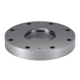 DIN 28121 AE - Circular sight glass fitting with round sight glass plate in force shunt, type A, forms of the flange sealing surface according to DIN EN 1092-1, form E (ledge)