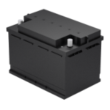 DIN 72311-15 H6 - Lead storage batteries; starter batteries; monoblocs with basic fastening lugs and their lids, form H6 (with robotic grips)