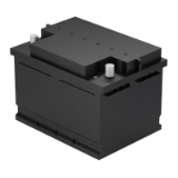 DIN 72311-15 T5 - Lead storage batteries; starter batteries; monoblocs with basic fastening lugs and their lids, form T5 (with robotic grips)