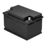 DIN 72311-15 T6 - Lead storage batteries; starter batteries; monoblocs with basic fastening lugs and their lids, form T6 (with robotic grips)
