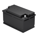 DIN 72311-15 T7 - Lead storage batteries; starter batteries; monoblocs with basic fastening lugs and their lids, form T7 (with robotic grips)