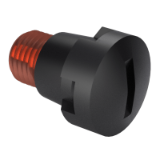 DIN 41676 AS - G-screw-plugs without window with slot