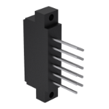 DIN 41620-1 B - Steckverbinder für gedruckte Schaltungen, Federleisten mit Befestigungsansatz