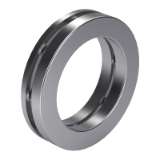 DIN 711 (kS) - Thrust ball bearings, single direction, round case washer