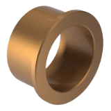 DIN 1850-3 V - Slide bearings - Part 3: Bush from sintered metal, form V - Collar bearing