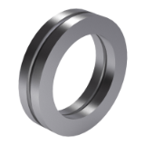DIN 711 (eS) - Thrust ball bearings, double dicrection (simplified model)