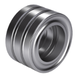 DIN 715 - Thrust ball bearings, double dicrection (simplified model)