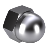 DIN 1587 A - Hexagon cap nuts, height type, type A